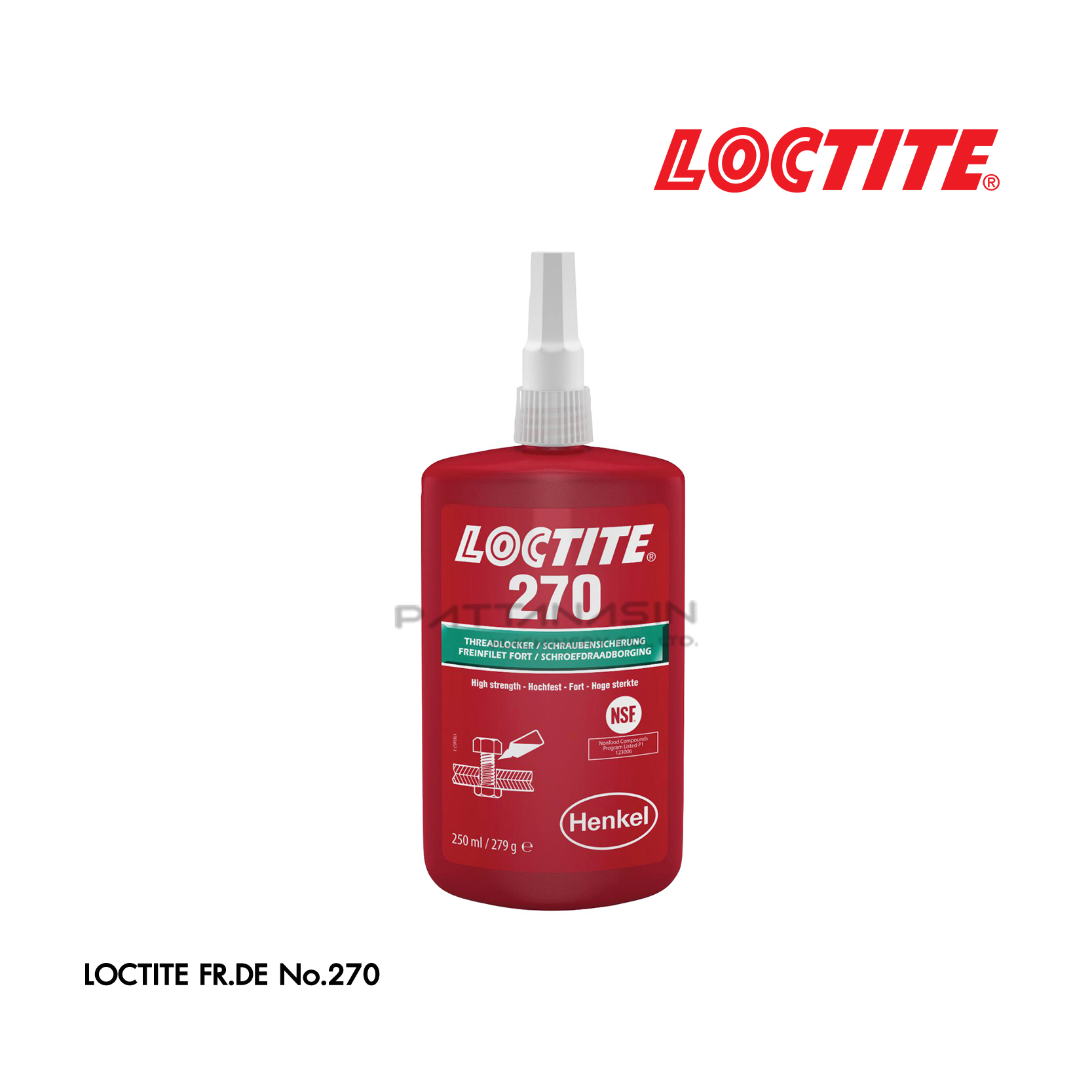 LOCTITE น้ำยาล็อคเกลียว เบอร์ 270 ขนาด 50 มล.